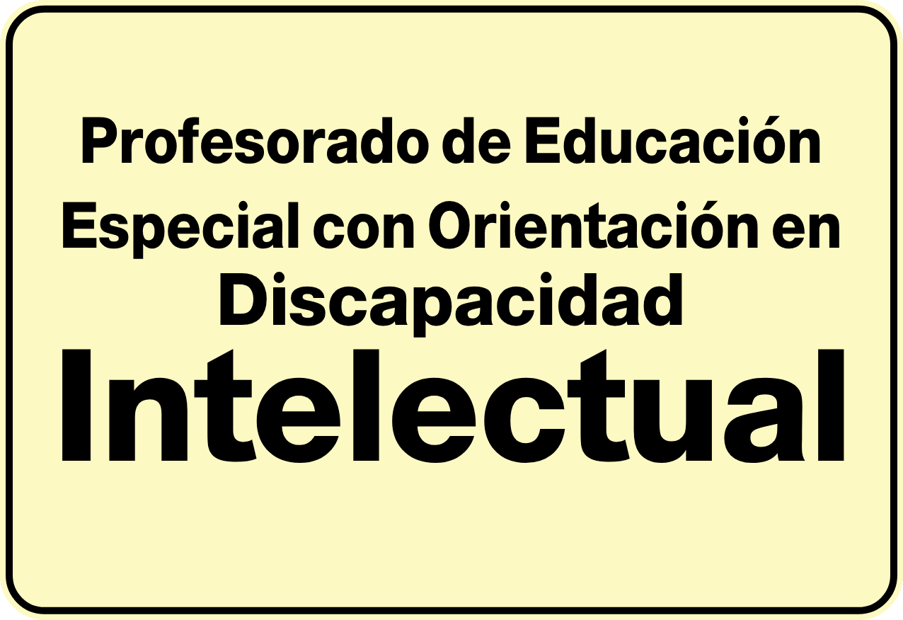 Profesorado de Educación Especial con Orientación en Discapacidad Intelectual